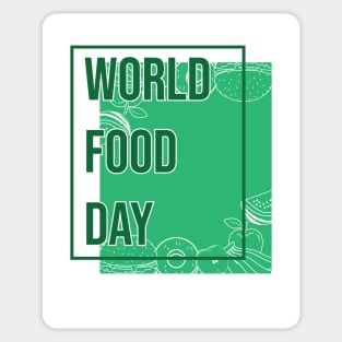 World food day Sticker